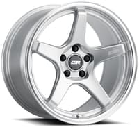18x9.5 esr ap5c hyper silver w/ machined lip (flow form) 5x115 22mm (custom)