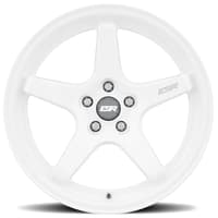 19x9.5 esr ap5c gloss white (flow form) 5x112 35mm (custom)