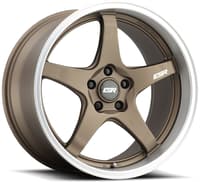 18x10.5 esr ap5 matte bronze w/ machined lip (flow form) 5x4.25/108 22mm (custom)