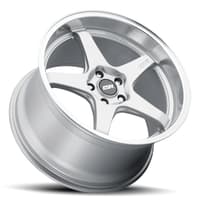 19x8.5 esr ap5 hyper silver w/ machined lip (flow form) 5x115 30mm (custom)