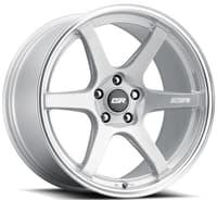 19x9.5 esr ap6 hyper silver w/ machined lip (flow form) 5x4.5/114.3 35mm