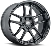 19x11 esr ap8 matte black w/ gloss black lip (flow form) (custom)