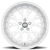 18x9.5 esr cs11 gloss white 5x4.75/120.7 22mm (custom)