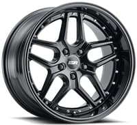 18x9.5 esr cs15 gloss black 5x4.5/114.3 22mm