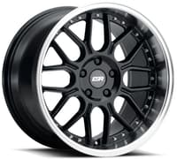 18x9.5 esr cs18 gloss black machined lip (custom) 5x4.25/108 22mm