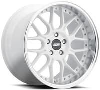 18x9.5 esr cs18 gloss white (custom) 5x110 22mm