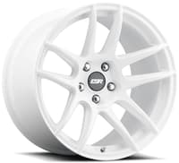 18x10.5 esr cs8 gloss white 5x4.5/114.3 22mm