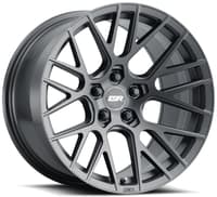 18x10.5 esr rf11 matte graphite 5x120 22mm (rotary forged) (custom)