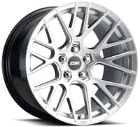 18x9.5 esr rf11 hyper silver 5x112 22mm (rotary forged) (custom)