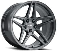 18x10.5 esr rf15 matte graphite 5x115 22mm (rotary forged) (custom)