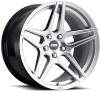 18x10.5 esr rf15 hyper silver (rotary forged) (custom) 5x112 22mm