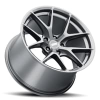 18x10.5 esr rf2 gloss graphite (rotary forged) 5x110 22mm (custom)