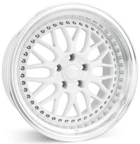19x8.5 esr sr01 gloss white 5x112 30mm (custom)