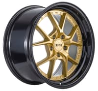 (clearance - no returns) 19x10.5 f1r f105 gold w/ black lip 5x4.5/114.3 22mm