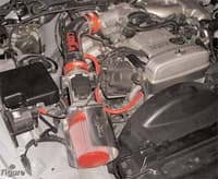 injen 93.5-95 supra (na) / 92-95 gs300 sc300 w/ heat shield polished short ram intake is2083p