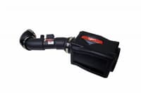 injen 04-10 qx56 / 04-15 amada/titan v8 5.6l w/power box wrinkle black power-flow air intake system pf1950-1wb