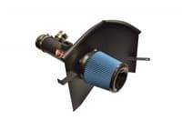 injen 16-19 nissan titan 5.6l wrinkle black power-flow air intake system pf1953wb