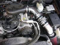 injen 94-04 s10, sonoma, jimmy, blazer 4.3l v6 wrinkle black power-flow air intake system pf7021wb