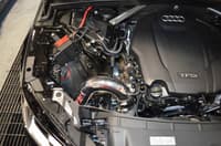 injen 17-21 audi a4 2.0t wrinkle red short ram air intake sp3087wr