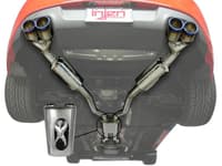 injen 10-16 hyundai genesis coupe 3.8l v6 ss cb exhaust w/ quad titanium tips ses1390tt