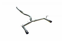 injen 16-20 honda civic 1.5l turbo 4cyl (sedan) 63mm ss cat-back exhaust w/ dual burnt titanium tips ses1572tt
