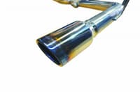 injen 16-20 honda civic 1.5l turbo 4cyl (sedan) 63mm ss cat-back exhaust w/ dual burnt titanium tips ses1572tt