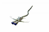 injen 17-21 honda civic type-r 3in ss cat-back exhaust w/ dual burnt titanium tips ses1582tt