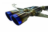 injen 17-21 honda civic type-r 3in ss cat-back exhaust w/ dual burnt titanium tips ses1582tt