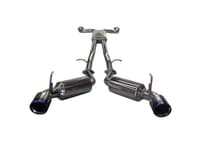 injen 09-20 nissan 370z dual 60mm ss cat-back exhaust w/ built in resonated x-pipe ses1989tt
