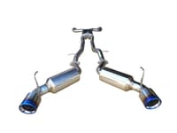 injen 08-13 infiniti g37/g37 ipl coupe 3.7l 76mm stainless steel exhaust w/ titanium tips ses1997tt