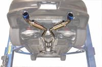 injen 08-13 infiniti g37/g37 ipl coupe 3.7l 76mm stainless steel exhaust w/ titanium tips ses1997tt