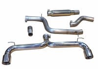 injen 15-17 volkswagen gti 3in cat-back stainless steel exhaust w/ dual polished tips ses3078