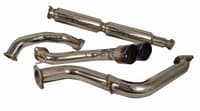 injen 13-18 ford focus st 2.0l (t) 3.00in cat-back stainless steel exhaust system w/titanium tip ses9001tt