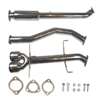 injen 17-20 honda civic si 1.5l turbo (sedan only) 3in cat-back stainless steel exhaust ses1581tt