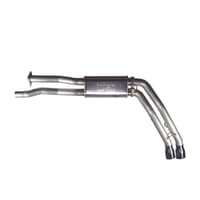 injen 17-20 ford f150 raptor super crew v6 3.5l 3in cat-back ss exhaust w/ dual black chrome tips ses9102