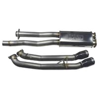 injen 17-20 ford f150 raptor super crew v6 3.5l 3in cat-back ss exhaust w/ dual black chrome tips ses9102