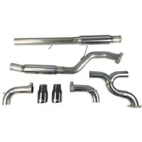injen 16-18 ford focus rs 3in cat-back stainless steel exhaust w/ 4in black chrome tips ses9004