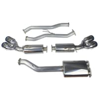 injen 10-13 hyundai genesis coupe 2.0l(t) 4cyl ss exhaust w/ 76mm y-pipe resonator/molded ss flanges ses1386tt