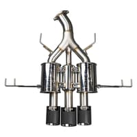 injen 17-21 honda civic type r 2.0l turbo 3in 304ss cat-back exhaust ses1583cf