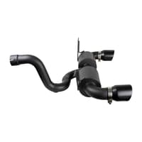 injen 18-21 jeep wrangler jl l4-2.0l turbo / v6-3.6l ss axle-back exhaust - black ses5005blk