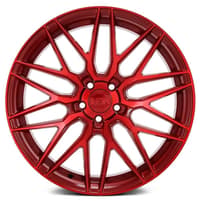 (clearance - no returns) 18855100r3818x8.5 f1r f103 candy red 5x120 35mm