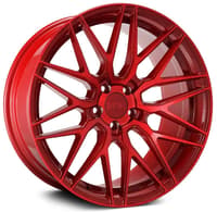 (clearance - no returns) 18855100r3818x8.5 f1r f103 candy red 5x120 35mm