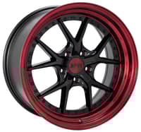 F1R F105 Gloss Black w/ Red Lip