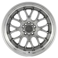 18x8.5 f1r f21 v2 hyper black w/ polish lip 5x4.5/114.3 5x120 35mm