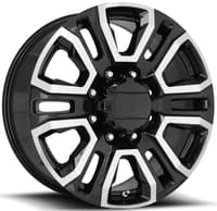 Factory Reproductions Replica GM Denali 2500 FR275 Replica Wheel Gloss Black Machined