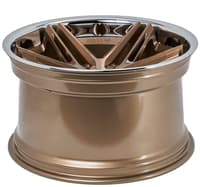 20x11 ferrada cm1 brushed cobre w/ chrome lip 5x112 28mm