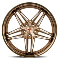 22x9.5 ferrada cm1 brushed cobre w/ polish bronze lip 5x115 12mm