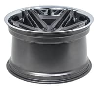 20x12 ferrada cm1 matte graphite w/ chrome lip 5x4.5/114.3 0mm
