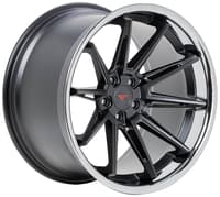 22x10.5 ferrada cm2 matte black w/ chrome lip 5x112 28mm (custom)