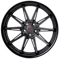 22x11 ferrada cm2 matte graphite w/ gloss black lip 5x115 20mm (custom)